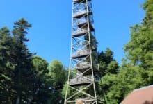 Der Aussichtsturm auf dem Lemberg